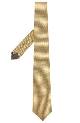 Мужской шелковый галстук CANALI желтого цвета по цене 8995 руб., арт. 18/HJ02007 | Фото 2 Мужской шелковый галстук CANALI желтого цвета, арт. 18/HJ02007 | Фото 2
