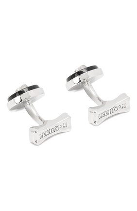 Мужские запонки ALEXANDER MCQUEEN черного цвета по цене 11300 руб., арт. 554711/I404N | Фото 2 Мужские запонки ALEXANDER MCQUEEN черного цвета, арт. 554711/I404N | Фото 2