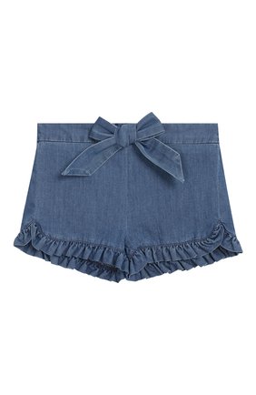 Детские джинсовые шорты CHLOÉ голубого цвета по цене 9735 руб., арт. C04132/2A-3A | Фото 1 Детские джинсовые шорты CHLOÉ голубого цвета, арт. C04132/2A-3A | Фото 1 (Материал внешний: Хлопок; Статус проверки: Проверено; Кросс-КТ: Деним)