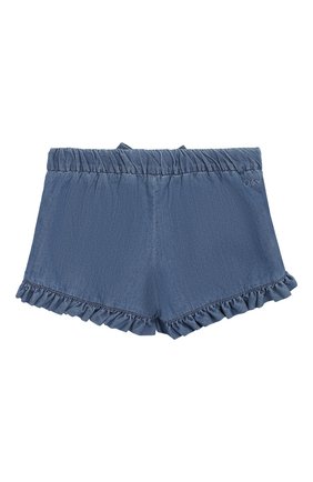 Детские джинсовые шорты CHLOÉ голубого цвета по цене 9735 руб., арт. C04132/2A-3A | Фото 2 Детские джинсовые шорты CHLOÉ голубого цвета, арт. C04132/2A-3A | Фото 2 (Материал внешний: Хлопок; Статус проверки: Проверено; Кросс-КТ: Деним)