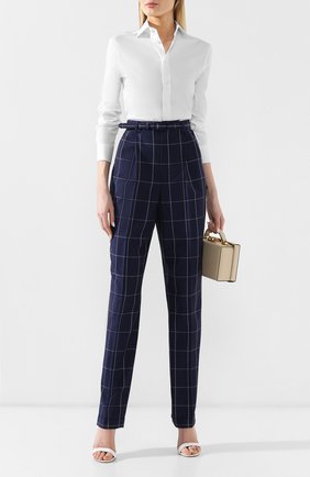 Женская хлопковая рубашка RALPH LAUREN белого цвета по цене 57100 руб., арт. 290615555 | Фото 2 Женская хлопковая рубашка RALPH LAUREN белого цвета, арт. 290615555 | Фото 2