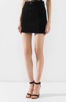 Женская черная джинсовая юбка Givenchy, арт. BW407R5088 купить в ЦУМ | Фото №3 Джинсовая юбка Givenchy черная | Фото №3