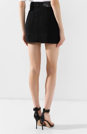 Женская черная джинсовая юбка Givenchy, арт. BW407R5088 купить в ЦУМ | Фото №4 Джинсовая юбка Givenchy черная | Фото №4
