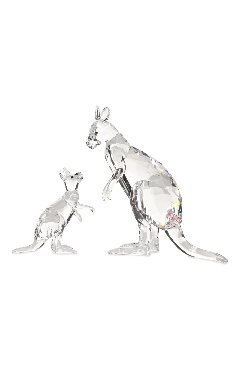 Мужского фигурки kangaroo mother and baby SWAROVSKI прозрачного цвета, арт. 5428563 | Фото 1