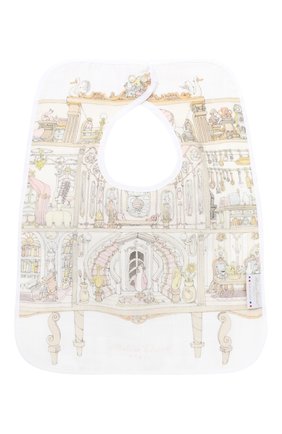 Хлопковый нагрудник Atelier Choux белого цвета, арт. LARGE BIB D0LL H0USE G0LD SNAPS в ЦУМ | Фото №2 Хлопковый нагрудник Atelier Choux белого цвета | Фото №2