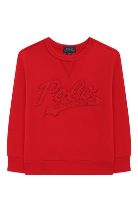 Детский хлопковый свитшот POLO RALPH LAUREN красного цвета по цене 5565 руб., арт. 321737863 | Фото 1 Детский хлопковый свитшот POLO RALPH LAUREN красного цвета, арт. 321737863 | Фото 1