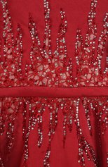 Детское платье-макси с шарфом CIAO KIDS бордового цвета, арт. CK1702 | Фото 4 (Случай: Вечерний; Рукава: Короткие, Без рукавов; Девочки Кросс-КТ: Платье-одежда; Статус проверки: Проверена категория)