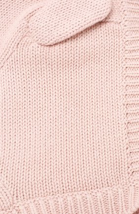 Шапка из хлопка и шерсти Stella McCartney розового цвета, арт. 539974/SMM03 в ЦУМ | Фото №3 Шапка из хлопка и шерсти Stella McCartney розового цвета | Фото №3