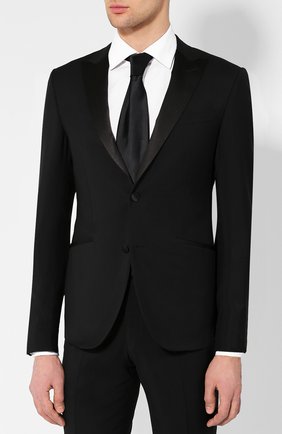 Мужской шерстяной костюм CORNELIANI черного цвета по цене 183000 руб., арт. 837084-9114135/82G1 | Фото 2 Мужской шерстяной костюм CORNELIANI черного цвета, арт. 837084-9114135/82G1 | Фото 2