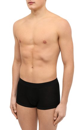Мужские хлопковые боксеры ZIMMERLI черного цвета по цене 4725 руб., арт. 222-1475 | Фото 2 Мужские хлопковые боксеры ZIMMERLI черного цвета, арт. 222-1475 | Фото 2