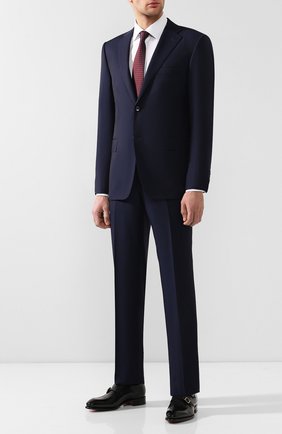Мужской шерстяной костюм CORNELIANI темно-синего цвета по цене 151500 руб., арт. 837315-9118150/92 Q1 | Фото 1 Мужской шерстяной костюм CORNELIANI темно-синего цвета, арт. 837315-9118150/92 Q1 | Фото 1