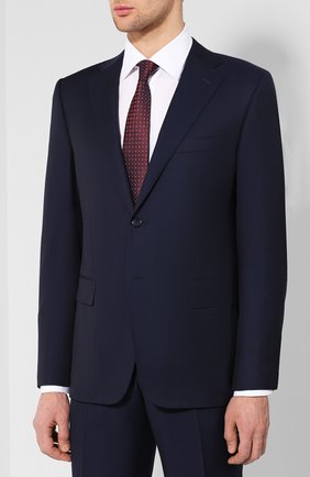 Мужской шерстяной костюм CORNELIANI темно-синего цвета по цене 151500 руб., арт. 837315-9118150/92 Q1 | Фото 2 Мужской шерстяной костюм CORNELIANI темно-синего цвета, арт. 837315-9118150/92 Q1 | Фото 2