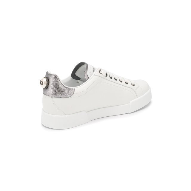 фото Кожаные кеды portofino dolce & gabbana