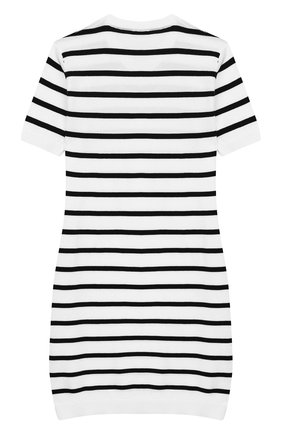 Детское хлопковое платье BALMAIN белого цвета по цене 39250 руб., арт. 6K1081/KC630/4-10 | Фото 2 Детское хлопковое платье BALMAIN белого цвета, арт. 6K1081/KC630/4-10 | Фото 2 (Материал внешний: Хлопок; Рукава: Короткие; Статус проверки: Проверена категория, Проверено; Девочки Кросс-КТ: Платье-одежда; Случай: Повседневный; Ростовка одежда: 10 - 11 лет | 140 - 146см, 6 лет | 116 см, 8 лет | 128 см)
