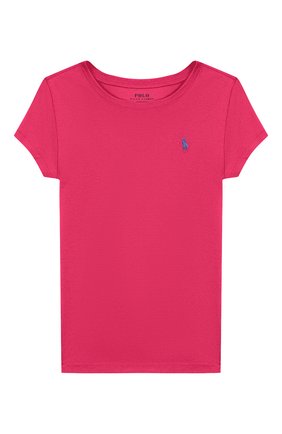 Детская хлопковая футболка POLO RALPH LAUREN розового цвета по цене 2500 руб., арт. 311698703 | Фото 1 Детская хлопковая футболка POLO RALPH LAUREN розового цвета, арт. 311698703 | Фото 1