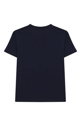 Детская хлопковая футболка POLO RALPH LAUREN синего цвета по цене 5295 руб., арт. 312624740 | Фото 2 Детская хлопковая футболка POLO RALPH LAUREN синего цвета, арт. 312624740 | Фото 2