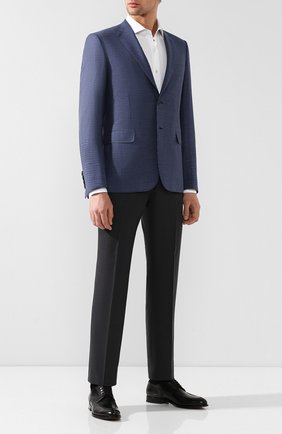 Мужской шерстяной пиджак BRIONI синего цвета по цене 329000 руб., арт. RG0J0Q/P8A72/BRUNIC0 | Фото 2 Мужской шерстяной пиджак BRIONI синего цвета, арт. RG0J0Q/P8A72/BRUNIC0 | Фото 2