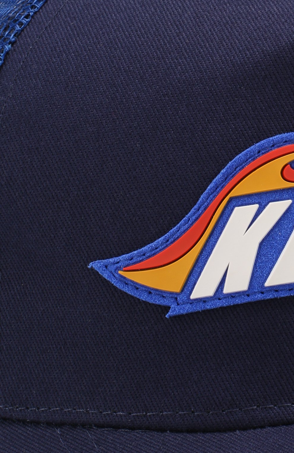 Детская хлопковая бейсболка KENZO синего цвета, арт. KN90518/5A-14A | Фото 3 (Материал: Текстиль, Хлопок; Статус проверки: Проверена категория)