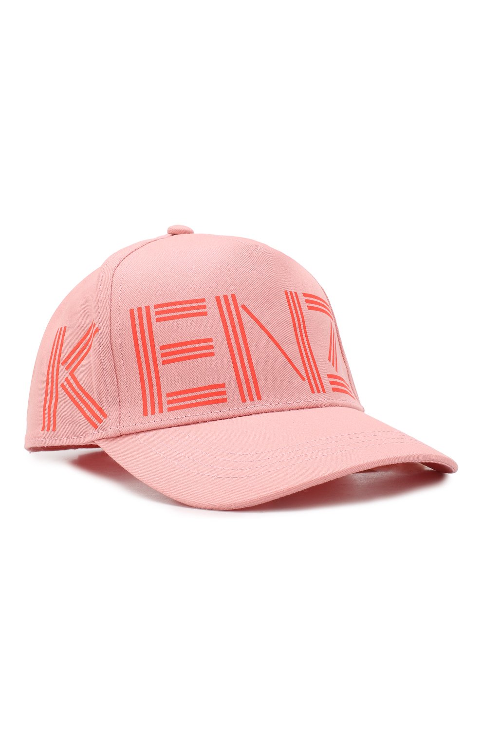 Детская хлопковая бейсболка KENZO розового цвета, арт. KN90028/5A-14A | Фото 1 (Материал: Текстиль, Хлопок; Статус проверки: Проверена категория)