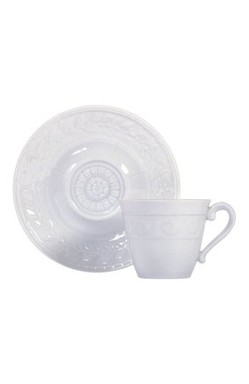 Кофейная чашка с блюдцем Louvre Bernardaud, арт. 0542/81 в ЦУМ | Фото №1 Кофейная чашка с блюдцем Louvre Bernardaud | Фото №1