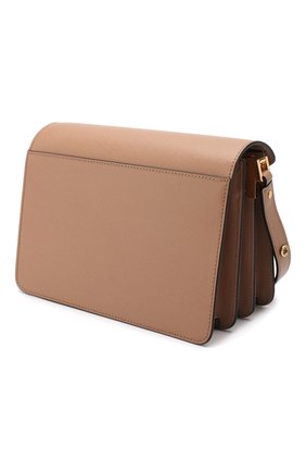 Женская сумка trunk MARNI светло-коричневого цвета по цене 136500 руб., арт. SBMPN09N01/LV520 | Фото 3 Женская сумка trunk MARNI светло-коричневого цвета, арт. SBMPN09N01/LV520 | Фото 3