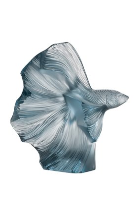 Скульптура poissons combattants LALIQUE темно-синего цвета, арт. 10672500 | Фото 1 (Статус проверки: Проверена категория; Ограничения доставки: fragile-2)