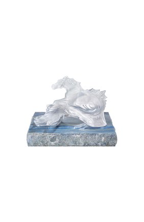 Скульптура poseidon's horse LALIQUE серого цвета, арт. 10672900 | Фото 1 (Статус проверки: Проверена категория; Ограничения доставки: fragile-2)
