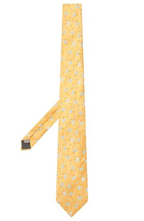 Мужской шелковый галстук CANALI желтого цвета по цене 10600 руб., арт. 18/HJ02054 | Фото 2 Мужской шелковый галстук CANALI желтого цвета, арт. 18/HJ02054 | Фото 2