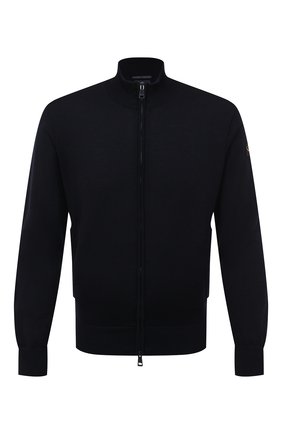Мужской шерстяной кардиган PAUL&SHARK темно-синего цвета по цене 39800 руб., арт. C0P1044 | Фото 1 Мужской шерстяной кардиган PAUL&SHARK темно-синего цвета, арт. C0P1044 | Фото 1