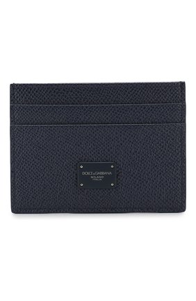 Мужской кожаный футляр для кредитных карт DOLCE & GABBANA синего цвета по цене 12050 руб., арт. BP0330/AZ602 | Фото 1 Мужской кожаный футляр для кредитных карт DOLCE & GABBANA синего цвета, арт. BP0330/AZ602 | Фото 1