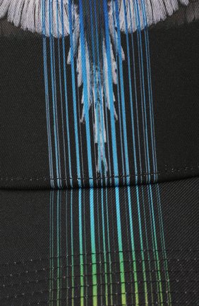 Бейсболка Marcelo Burlon Kids of Milan черного цвета, арт. B/MB/9164/0301 в ЦУМ | Фото №3 Бейсболка Marcelo Burlon Kids of Milan черного цвета | Фото №3