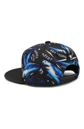 Детская бейсболка MARCELO BURLON KIDS OF MILAN черного цвета по цене 5780 руб., арт. B/MB/9185/0301 | Фото 2 Детская бейсболка MARCELO BURLON KIDS OF MILAN черного цвета, арт. B/MB/9185/0301 | Фото 2