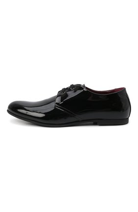 Детские дерби из лаковой кожи DOLCE & GABBANA черного цвета по цене 26200 руб., арт. DA0250/A1328/37-39 | Фото 2 Детские дерби из лаковой кожи DOLCE & GABBANA черного цвета, арт. DA0250/A1328/37-39 | Фото 2 (Мальчики Кросс-КТ: дерби; Случай: Вечерний; Статус проверки: Проверена категория; Материал внутренний: Текстиль, Натуральная кожа; Материал внешний: Кожа)