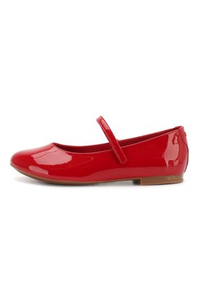 Детские балетки из лаковой кожи DOLCE & GABBANA красного цвета по цене 12285 руб., арт. D10699/A1328/29-36 | Фото 2 Детские балетки из лаковой кожи DOLCE & GABBANA красного цвета, арт. D10699/A1328/29-36 | Фото 2