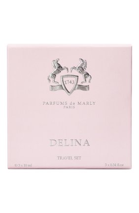 Дорожный набор delina PARFUMS DE MARLY бесцветного цвета, арт. 3700578521248 | Фото 2 (Статус проверки: Проверена категория; Ограничения доставки: flammable)