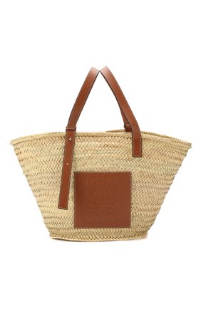 Женская сумка basket large LOEWE бежевого цвета по цене 29450 руб., арт. 327.02.S81 | Фото 1 Женская сумка basket large LOEWE бежевого цвета, арт. 327.02.S81 | Фото 1