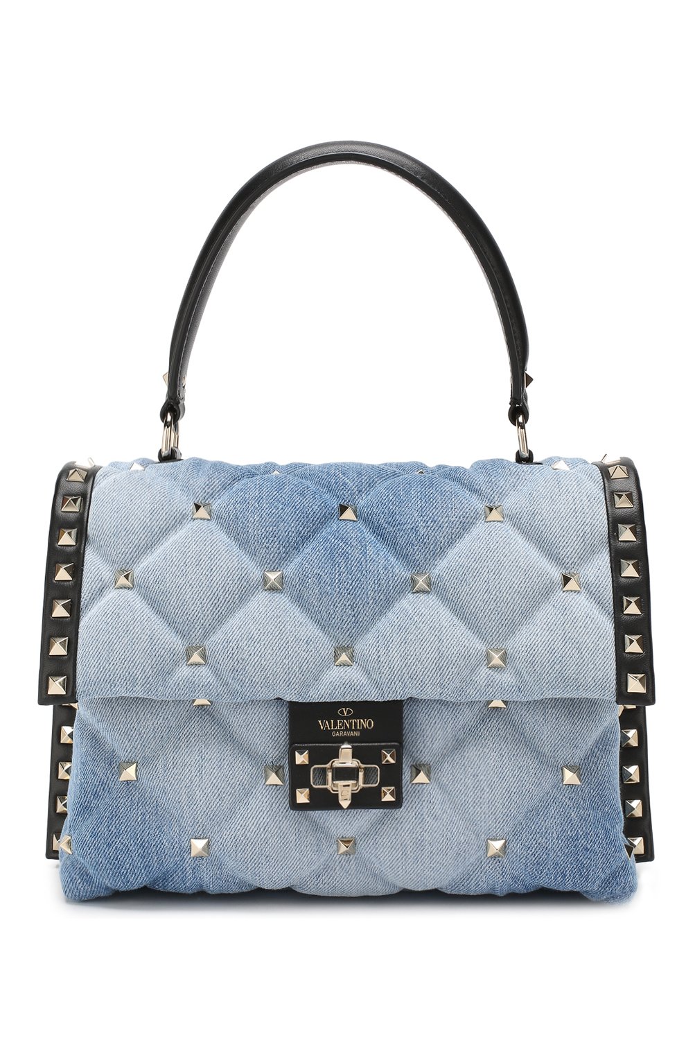 Сумка Valentino Garavani Candystud Valentino синяя цвета | Фото №1