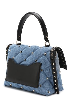 Женская сумка valentino garavani candystud VALENTINO синяя цвета, арт. RW2B0B55/ASL купить в ЦУМ | Фото №3 Сумка Valentino Garavani Candystud Valentino синяя цвета | Фото №3