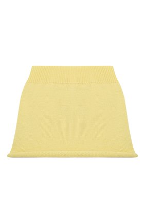 Детский хлопковый шарф-снуд CATYA желтого цвета, арт. 913190 | Фото 1 (Материал: Текстиль, Хлопок; Статус проверки: Проверена категория)