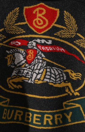 Женская темно-серая шерстяное пончо Burberry, арт. 4078522 купить в ЦУМ | Фото №5 Шерстяное пончо Burberry темно-серая | Фото №5