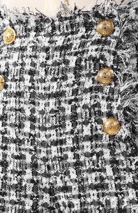 Женские белые буклированные шорты Balmain, арт. RF25225/C109 купить в ЦУМ | Фото №5 Буклированные шорты Balmain белые | Фото №5