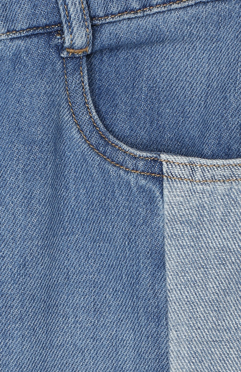 Детская джинсовая юбка INDEE голубого цвета, арт. EMPRESS/DENIM/12Y-16Y | Фото 3 (Кросс-КТ: Деним; Материал внешний: Хлопок, Деним; Статус проверки: Проверена категория)