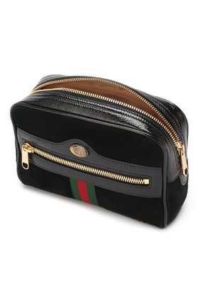 Женская черная поясная сумка ophidia Gucci, арт. 517076/0KCDB купить в ЦУМ | Фото №4 Поясная сумка Ophidia Gucci черная | Фото №4