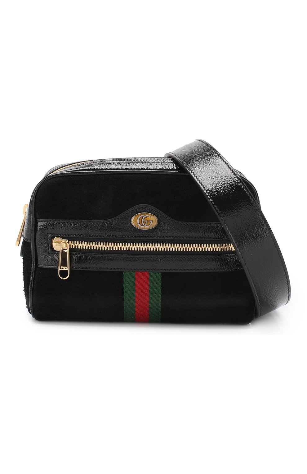 Женская черная поясная сумка ophidia Gucci, арт. 517076/0KCDB купить в ЦУМ | Фото №5 Поясная сумка Ophidia Gucci черная | Фото №5