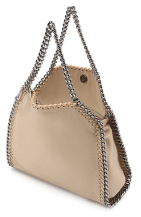 Женская сумка-тоут falabella shaggy deer mini из экокожи STELLA MCCARTNEY кремовая цвета, арт. 371223/W9132 купить в ЦУМ | Фото №4 Сумка-тоут Falabella Shaggy Deer mini из экокожи Stella McCartney кремовая цвета | Фото №4