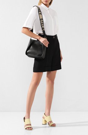 Женская сумка stella logo mini STELLA MCCARTNEY черная цвета, арт. 557906/W9923 купить в ЦУМ | Фото №2 Сумка Stella Logo mini Stella McCartney черная цвета | Фото №2