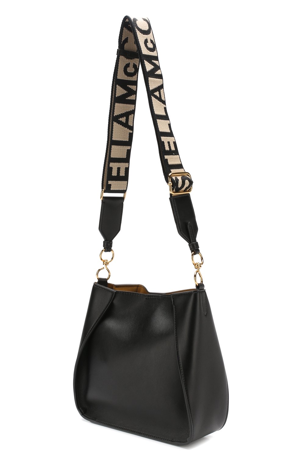 Женская сумка stella logo mini STELLA MCCARTNEY черная цвета, арт. 557906/W9923 купить в ЦУМ | Фото №3 Сумка Stella Logo mini Stella McCartney черная цвета | Фото №3