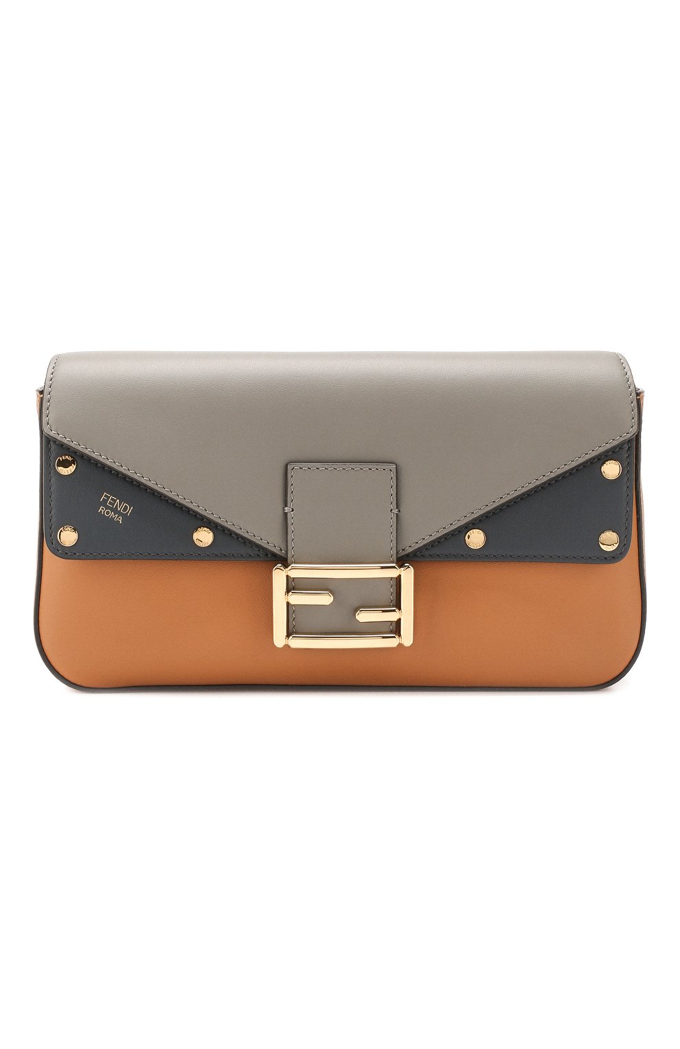 Сумка Baguette Fendi коричневая цвета | Фото №1