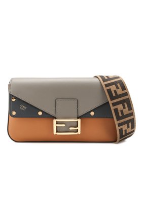 Женская сумка baguette FENDI коричневая цвета, арт. 8BR600 A6CE купить в ЦУМ | Фото №5 Сумка Baguette Fendi коричневая цвета | Фото №5