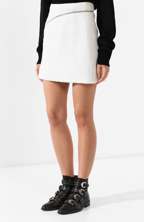 Женская бежевая буклированная юбка Alexander Wang, арт. 1W495058C6 купить в ЦУМ | Фото №3 Буклированная юбка Alexander Wang бежевая | Фото №3